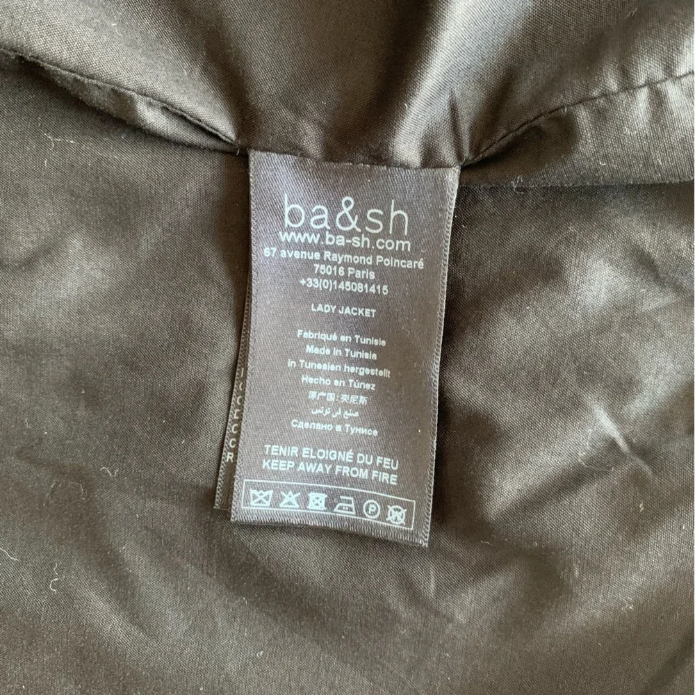 ba&sh Belted 100% Cotton Lost Jacket Size M - Picture 16 of 16